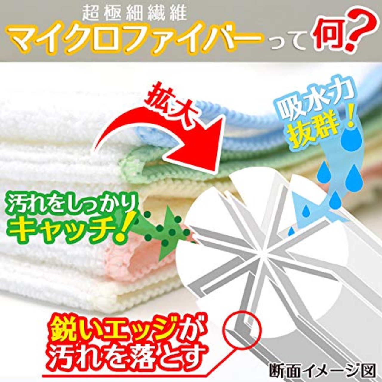 レック(LEC)激落ちふきんお徳用 10枚入り