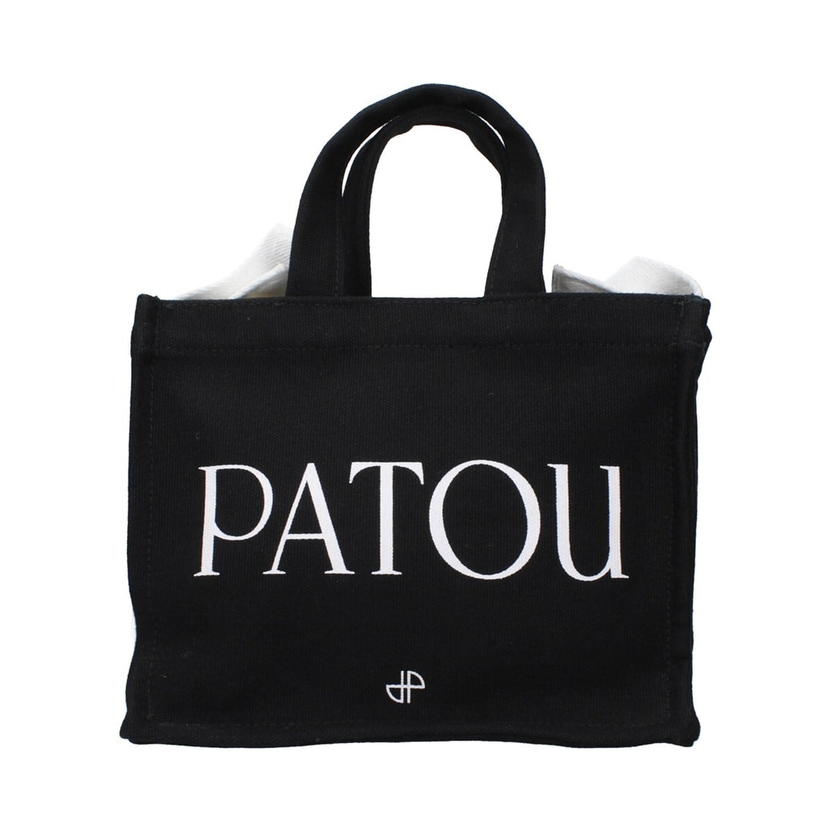 PATOU パトゥ レディース ハンドバッグ コットン ブラック