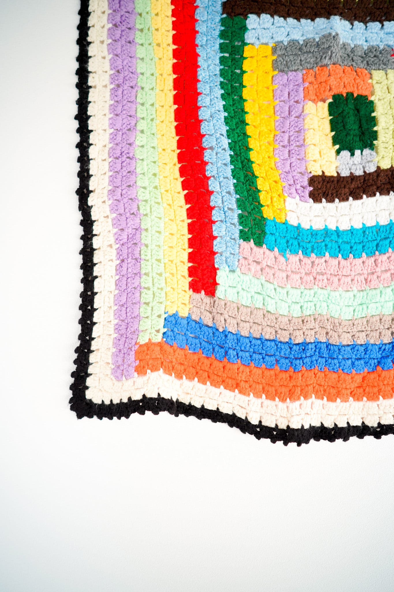 Old Wool Knitting Lag,Blanket | from_antique