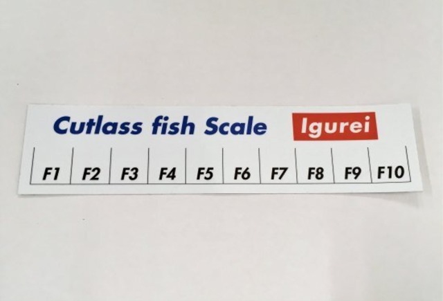 【Igurei】Cutlass fish Scale ステッカー