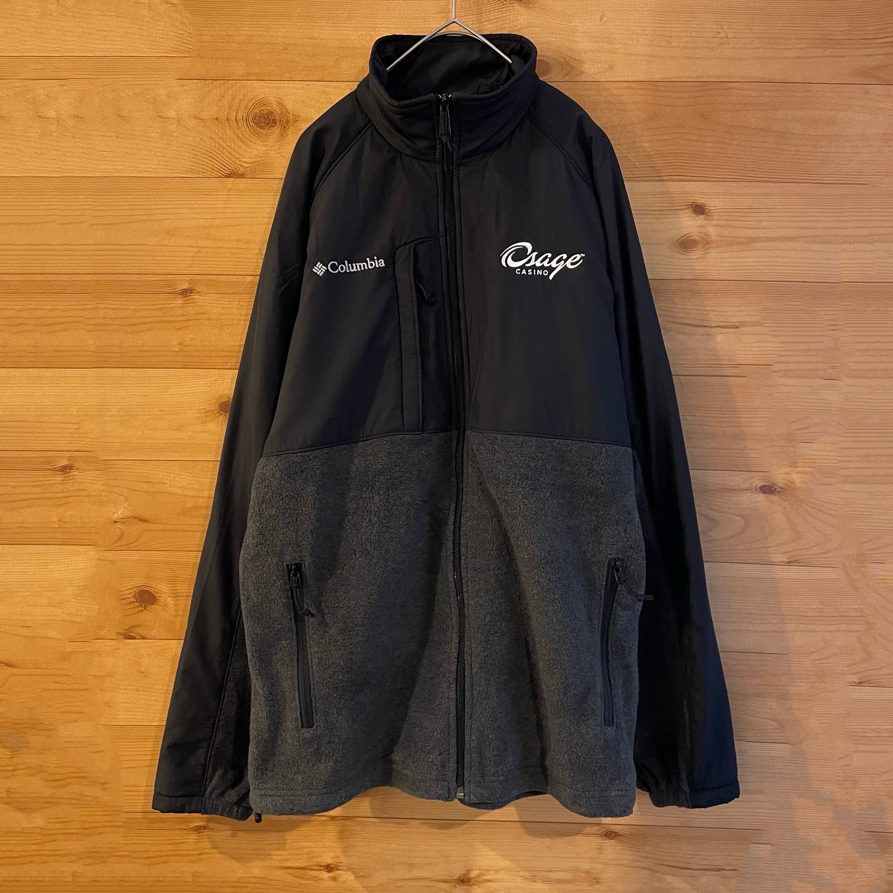 Columbia】フリースジャケット ソフトシェル 企業コラボ 刺繍ロゴ