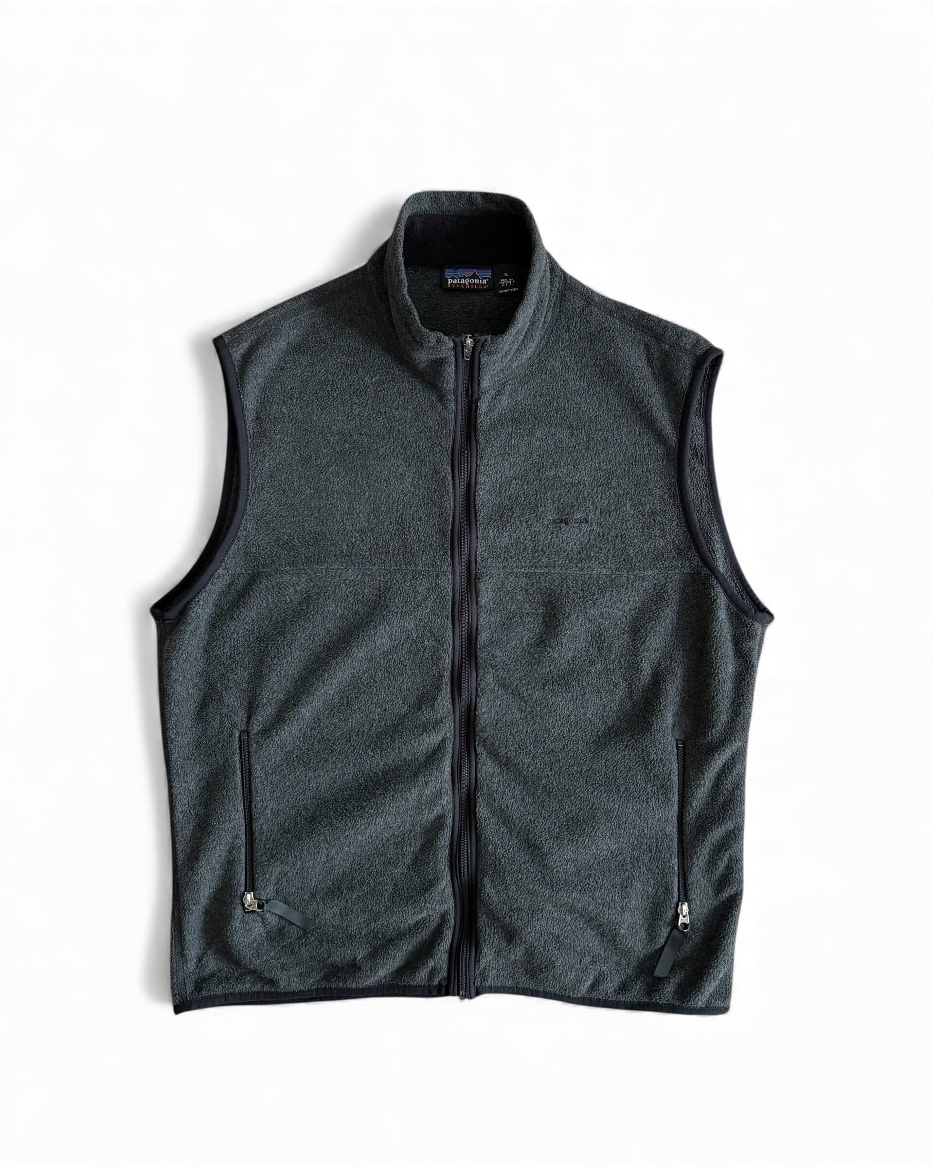 美品 90s patagonia USA製 SYNCHILLA ベスト M 90s USA製 patagonia