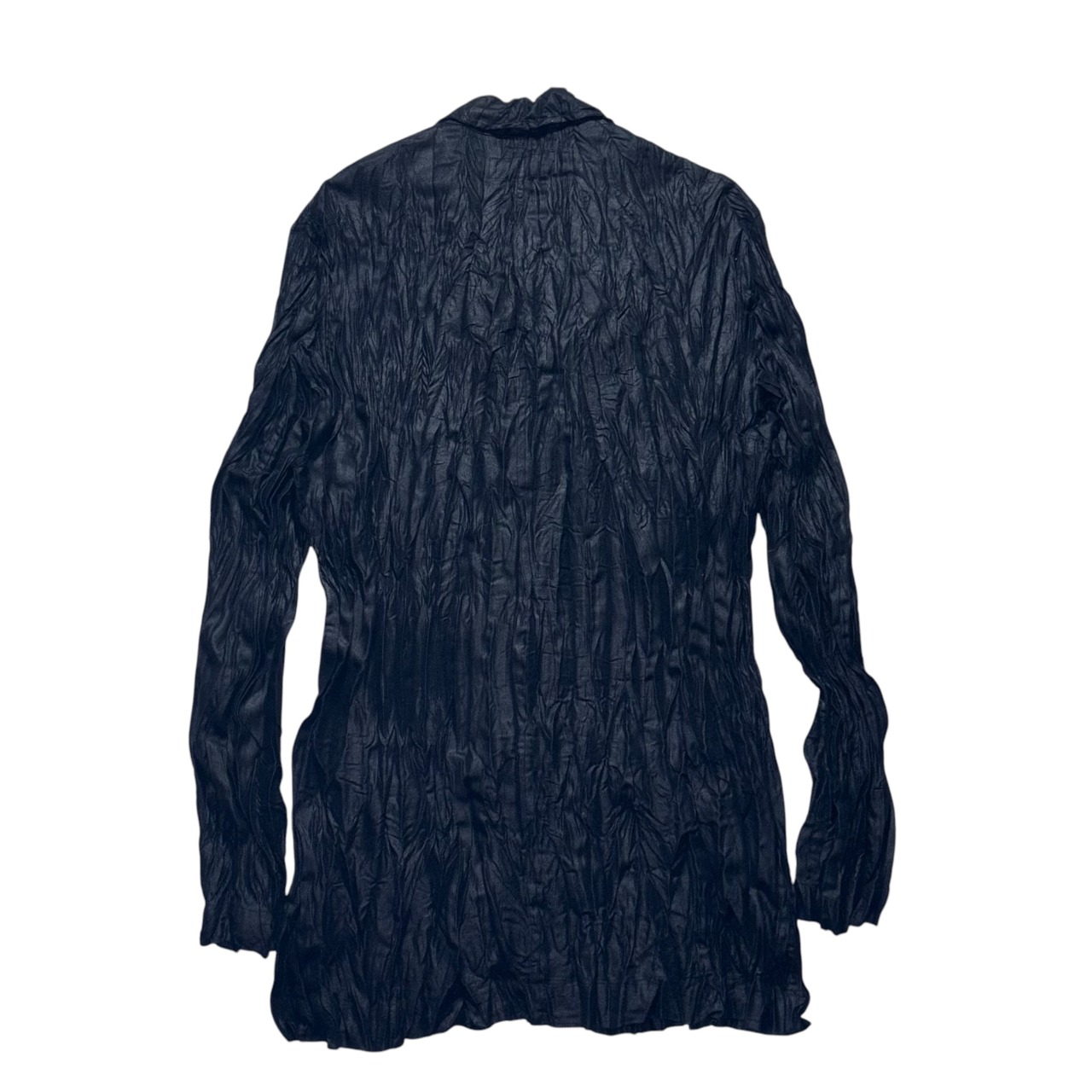 ISSEY MIYAKE MEN black pleats tailored jacket