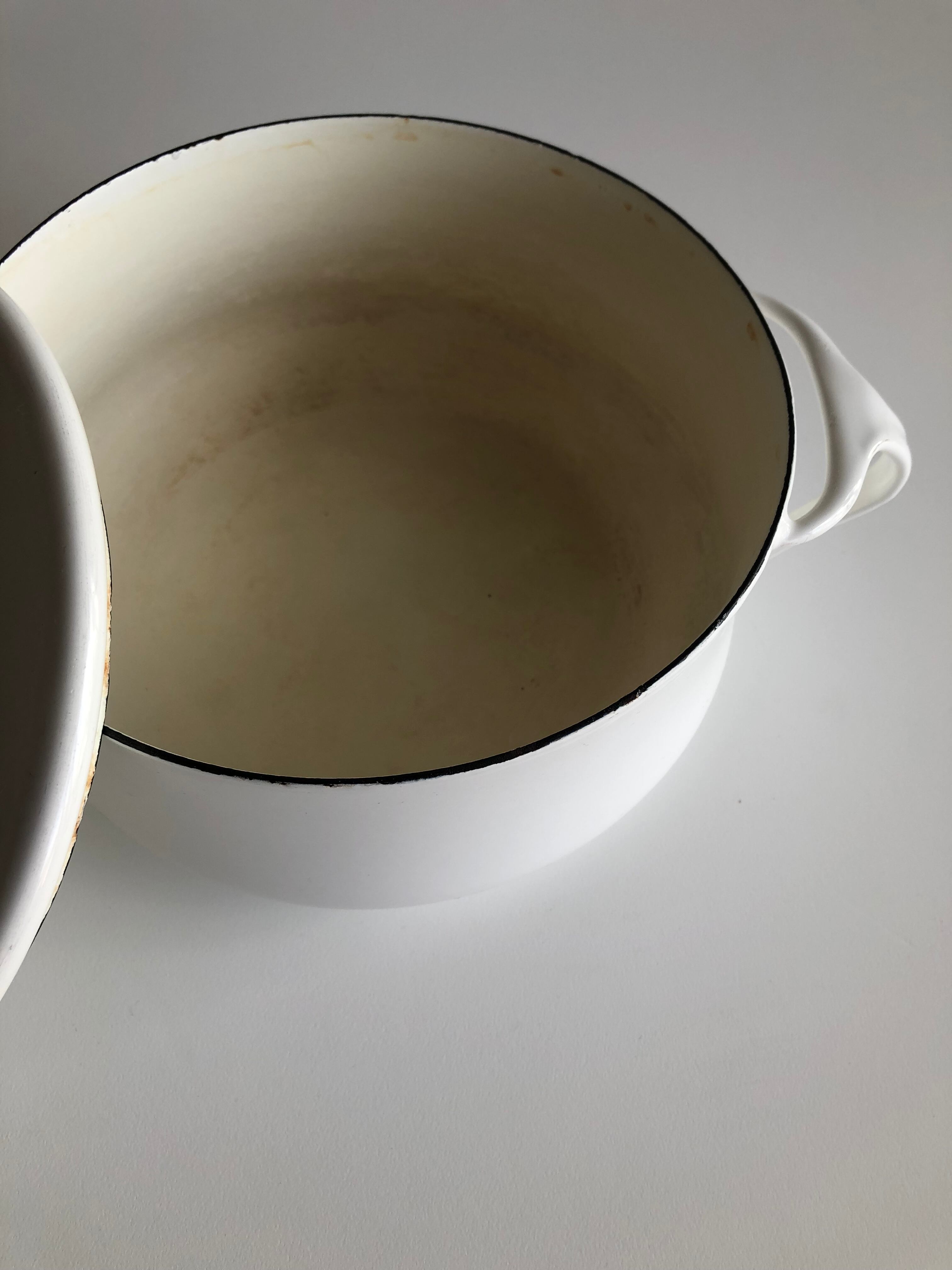 売り切りSALE ♥️ヴィンテージ DUNSKホーロー鍋 廃盤】ダンスク DANSK ダンスク 両手鍋 18cm ホーロー ナイトブルー