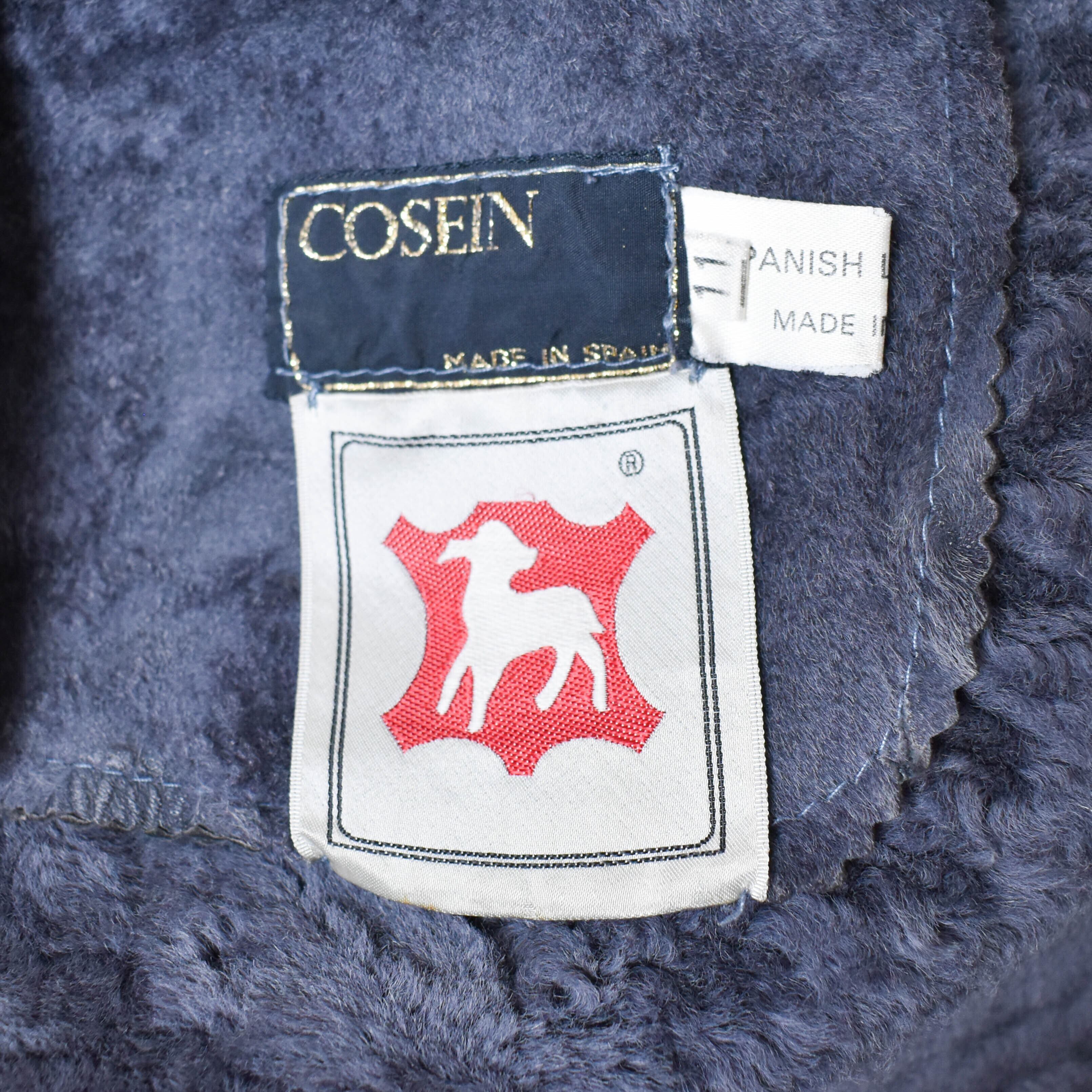 [USED] made in SPAIN gray mouton x fur jacket