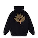 MAGENTA TREE PLANT HOODIE BLACK