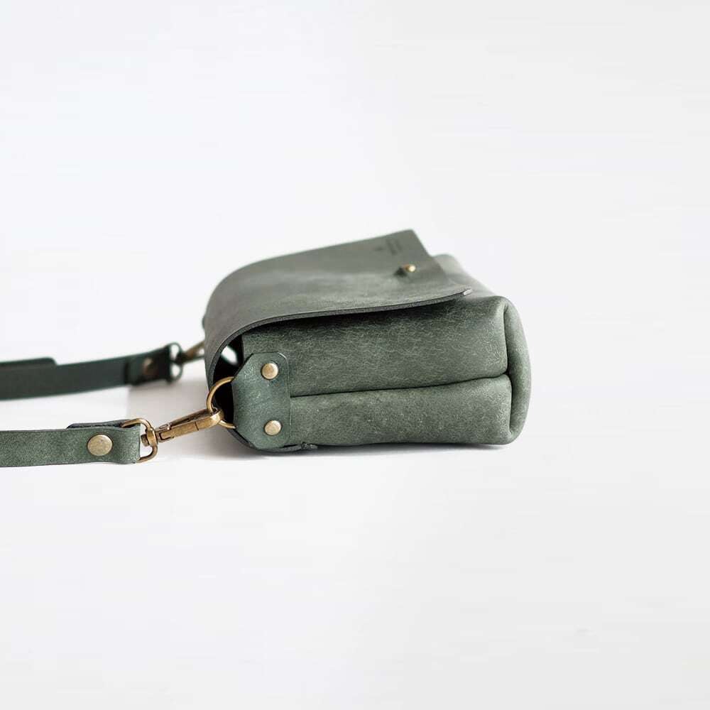 斜めがけショルダーバッグ（Sサイズ）【グリーン】（受注生産） | セミ