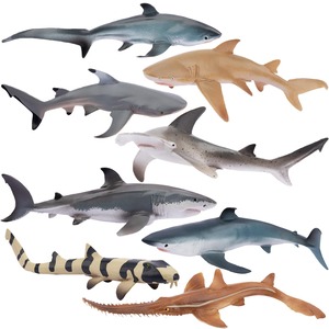 【特価処分】TOYMANY 動物フィギュア 8PCSサメフィギュア 海洋動物セット 海洋生物 魚類 海の生き物 リアルな動物模型 サメ好き 人気動物 おもちゃ 玩具 誕生日プレゼント クリスマス 新年 飾り物 コレクション 6歳以上