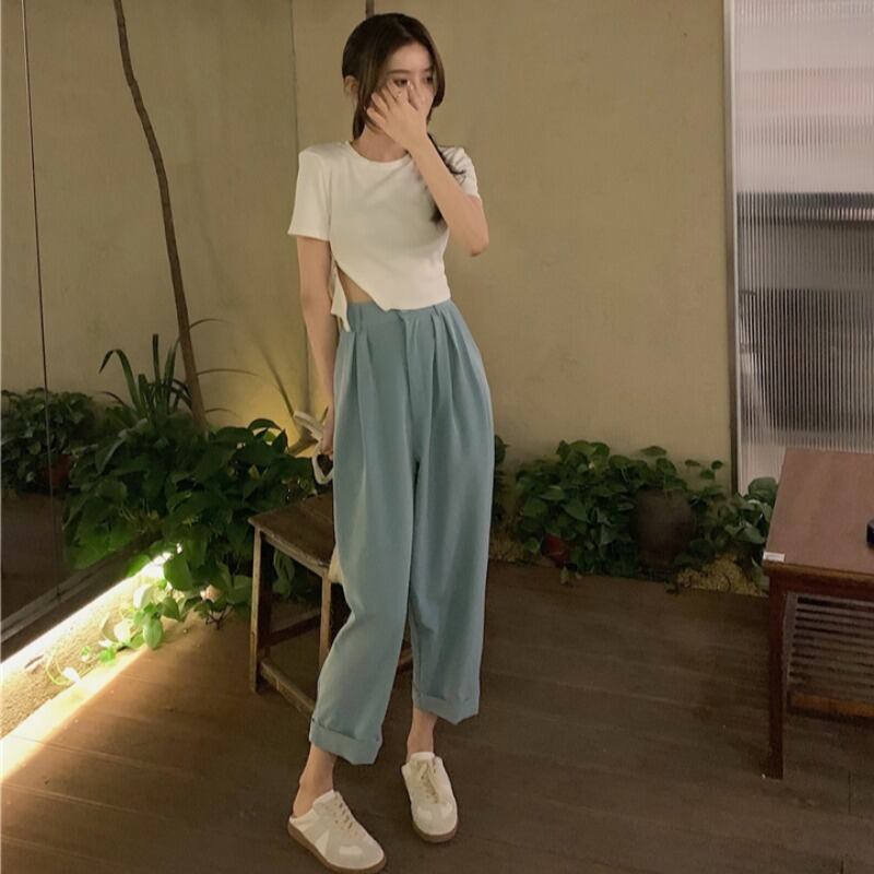 サマーTシャツ スリムジャケット カジュアルパンツ 夏物 YY-ファッション4551694240