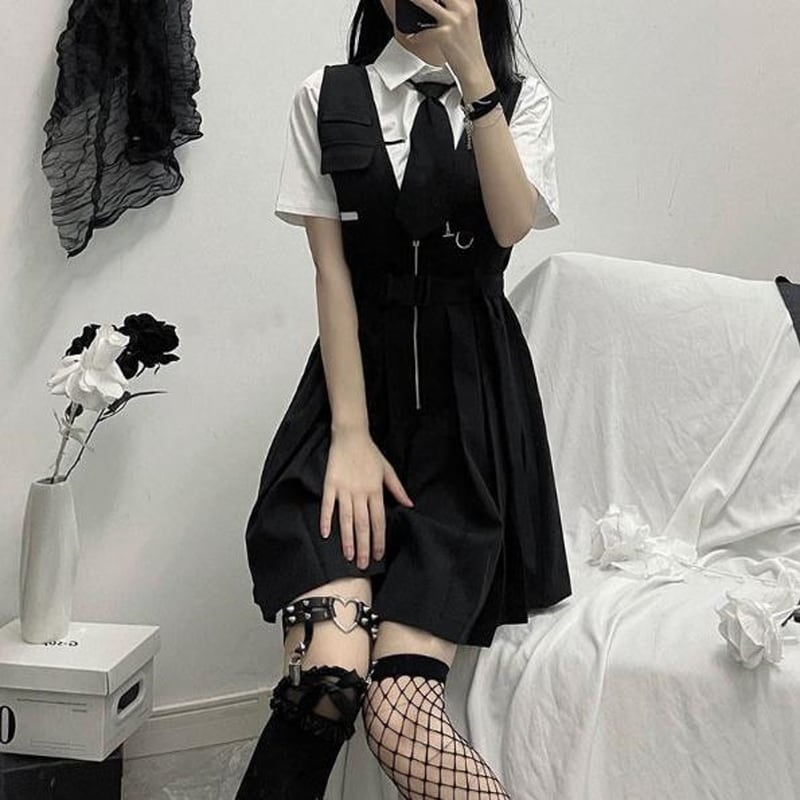 即納M】甘辛MIX オールインワン JK 制服 原宿系｜SEASONZ | ロリータ
