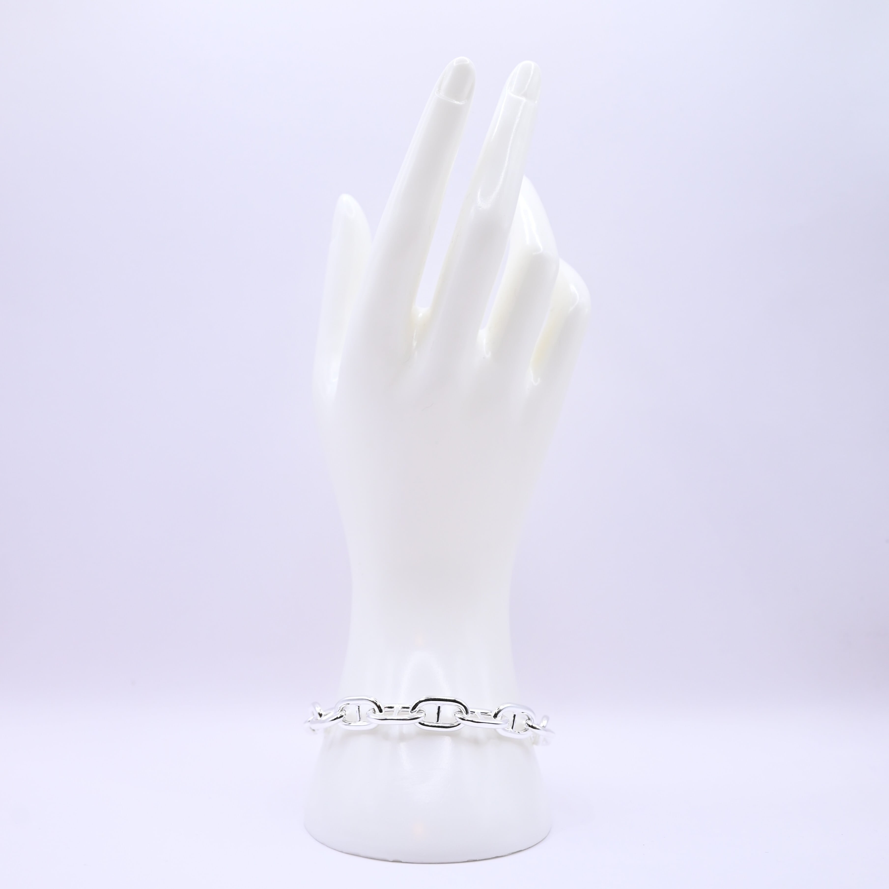 INTERIM / ANCHOR CHAIN T-BAR BRACELET ITALIAN SILVER 925 GRAND | GANKO