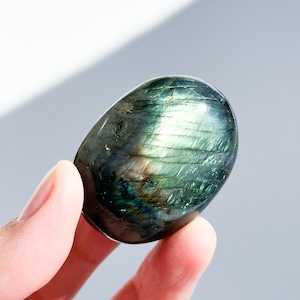 ラブラドライト パームストーン 03◇ Labradorite ◇天然石・鉱物・パワーストーン
