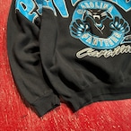 90s NFL PANTHERS ビッグプリントスウェット パンサーズ ブラック