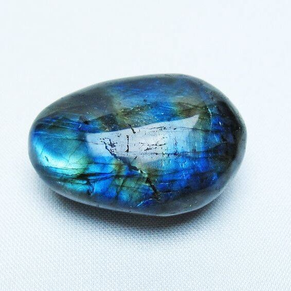 ラブラドライト 原石 一点物 171-6438