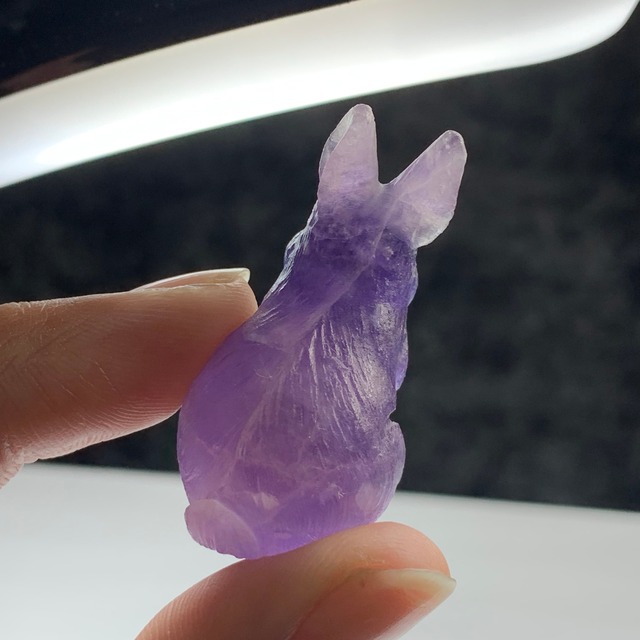 2.フローライトうさぎ・インテリア