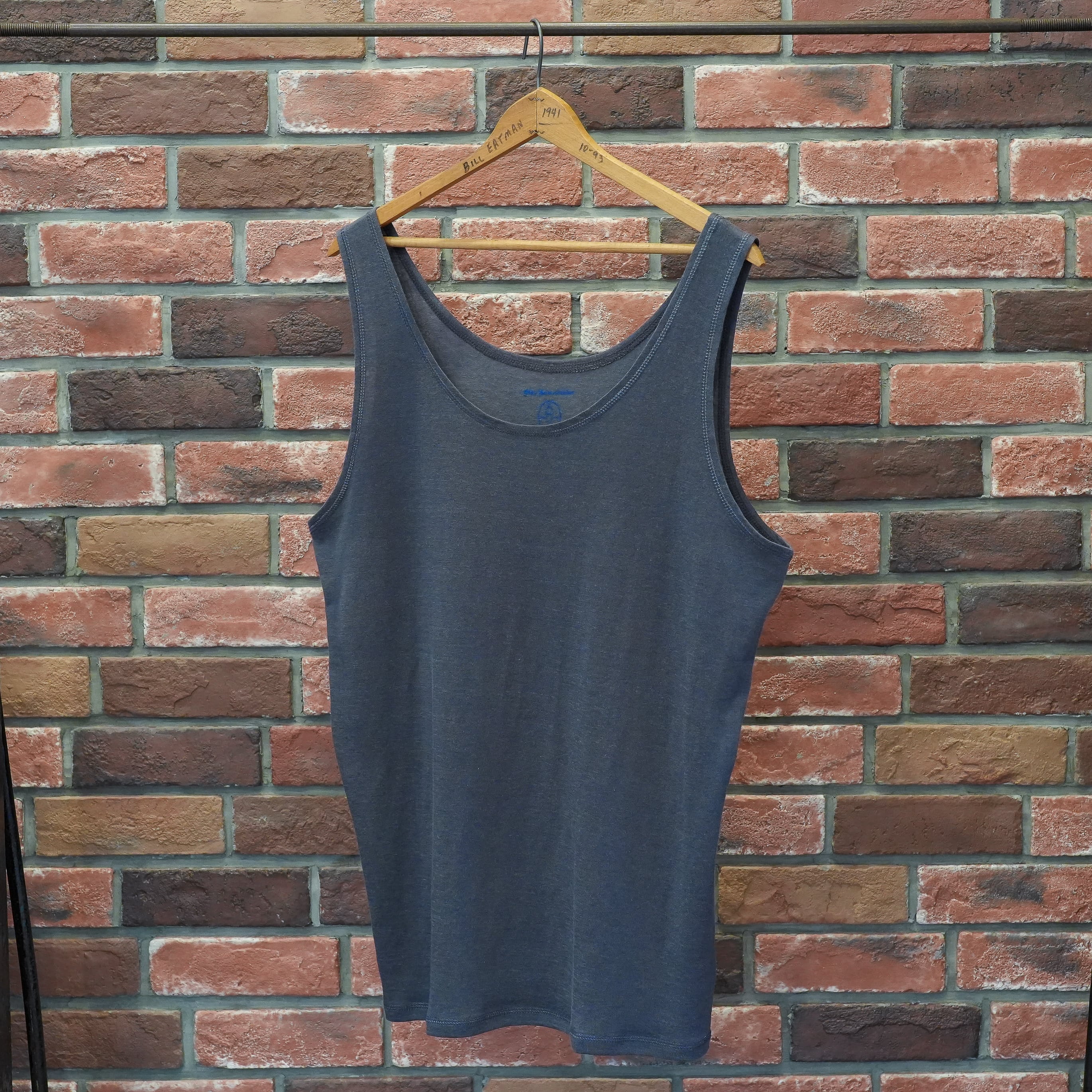 Olde Homesteader YOUTH (オールドホームステッダーユース) "RELAXED LINEN JERSEY ATHLETIC SHIRT" -BLUE-