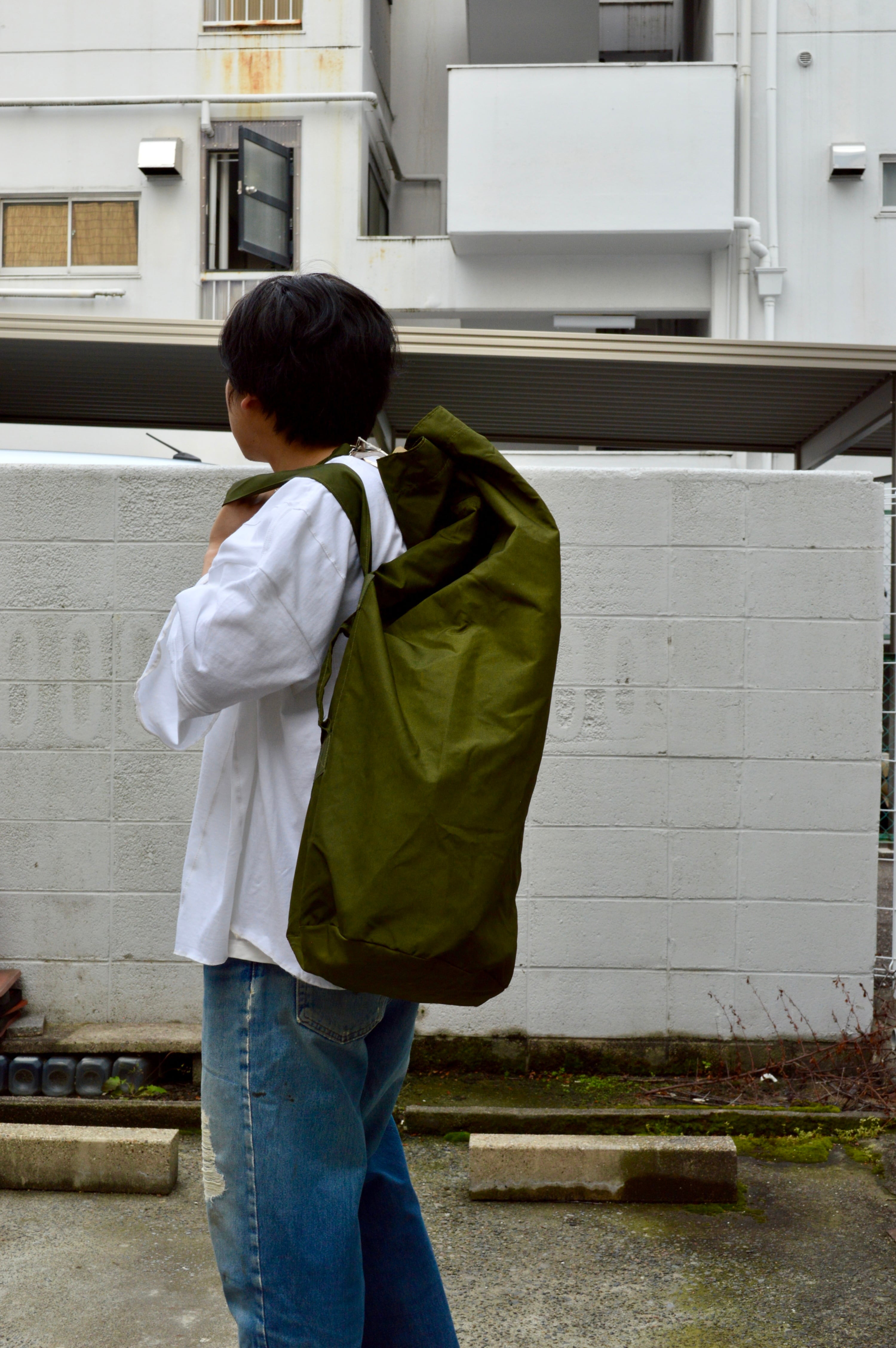 Norway Army used vintage nylon twill duffle bag used ノルウェー軍