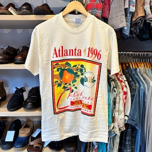 Ⓝ1990'S T-SHIRT "ATLANTA OLYMPIC" 生成り SIZE M
