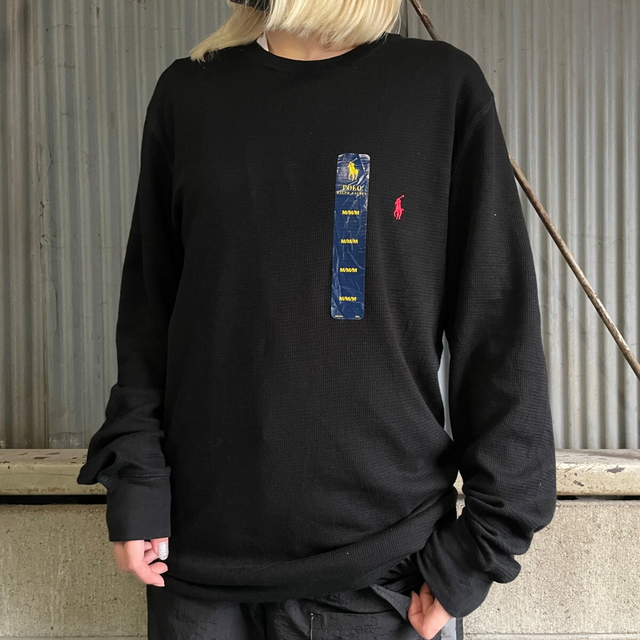 デッドストック Polo Ralph Lauren ポロラルフローレン ワッフル 