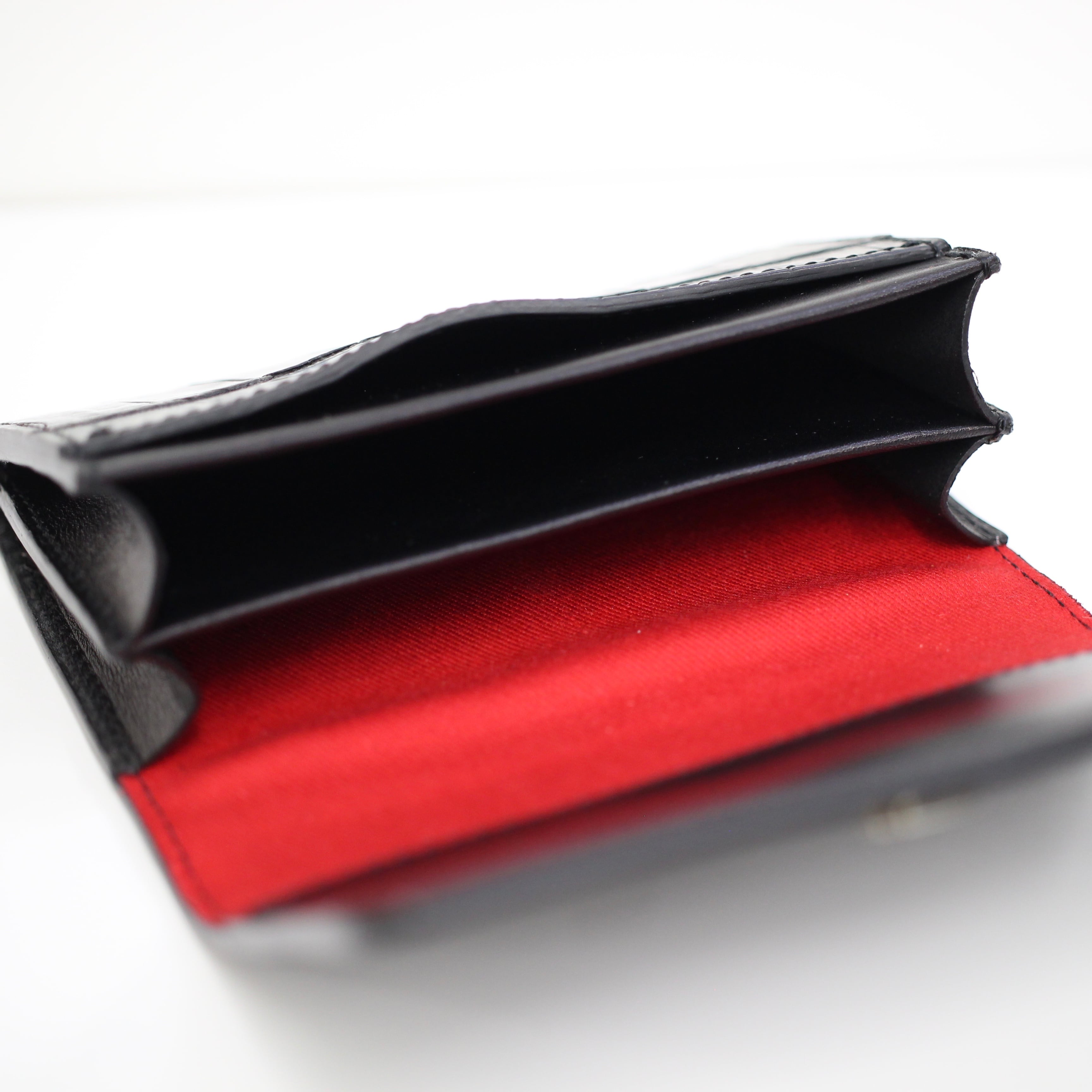 最高級ポロサス使用】Crocodile Business Holder【名刺入れ