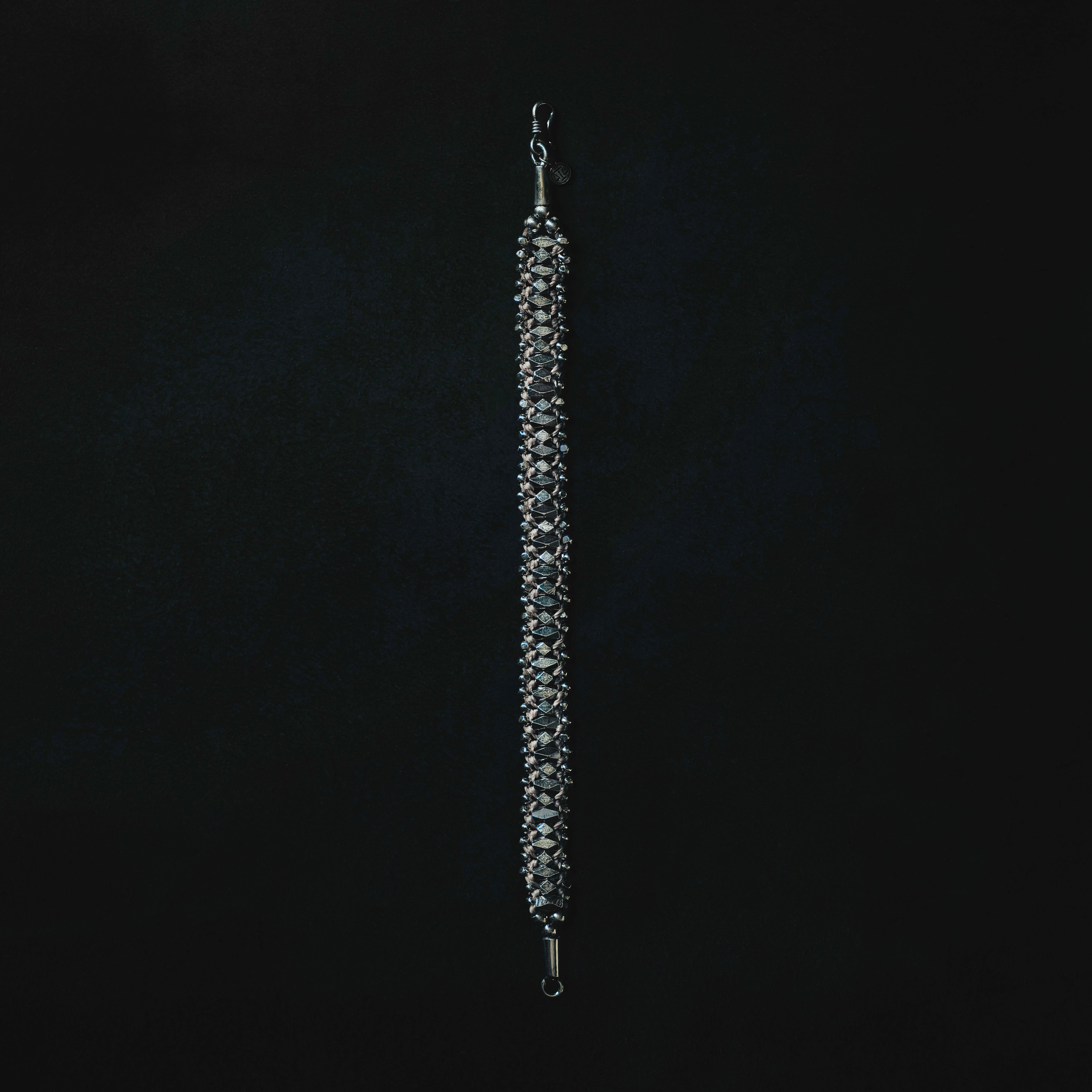 【受注商品】Sarafinchley|Silver Misanga -Jaggy-【16size〜19size】