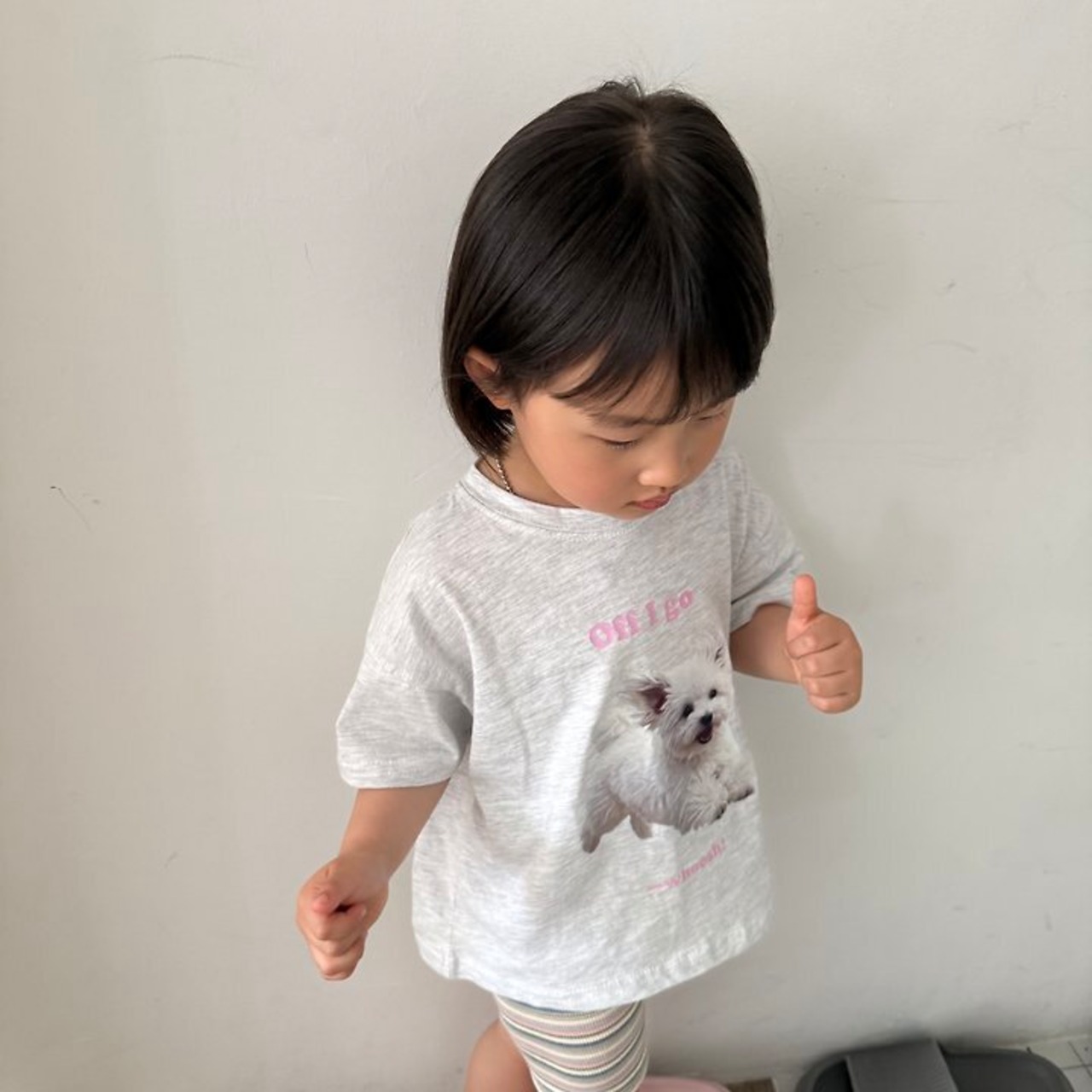 【取寄/韓国直送】Nightbebe  26/SM マルプーTシャツ ｜夏服｜韓国子供服