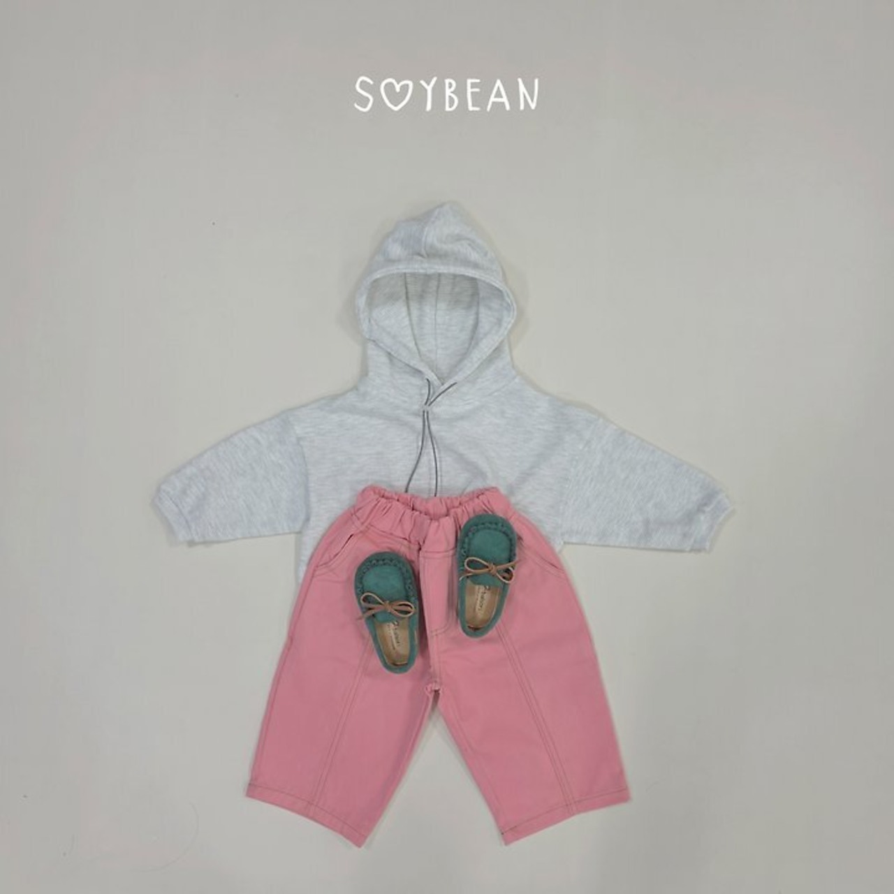 【取寄】SOYBEAN ワッフルストリングフードTシャツ|秋服|韓国子供服| 26/AT