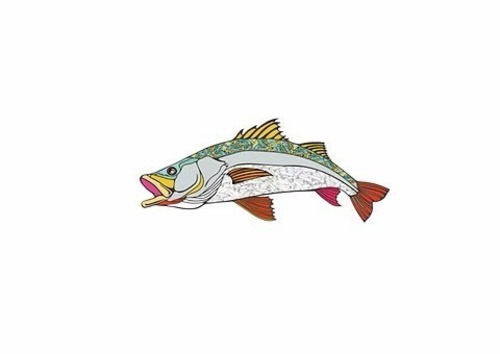 シーバスステッカー　Sサイズ　ネイビーアパレル