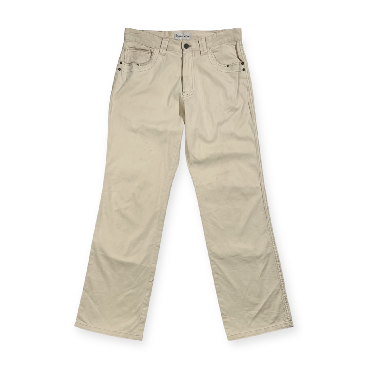 santafe サンタフェ コットン パンツ 32/アイボリー メンズ