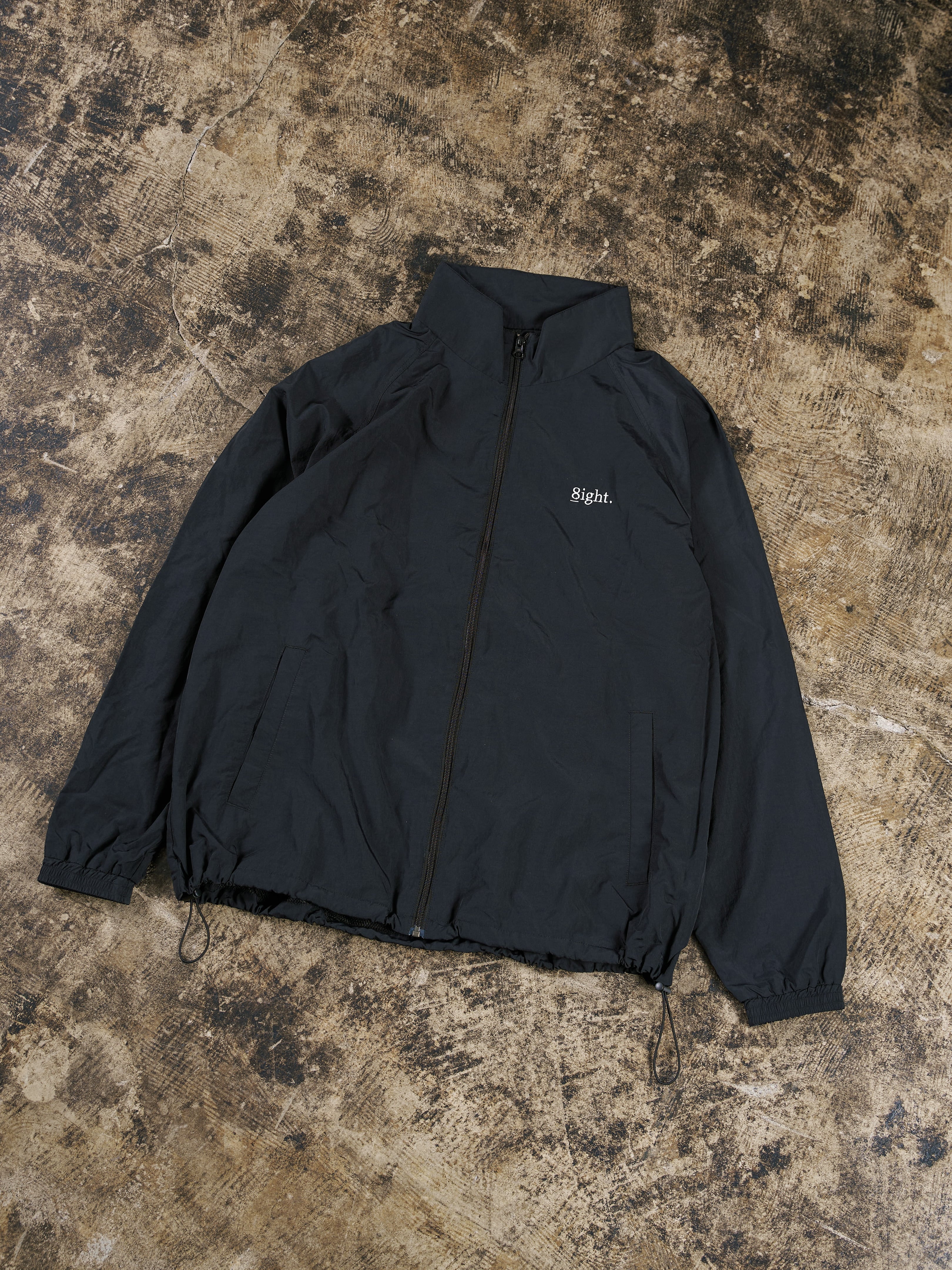 8ight. Nylon Setup Jacket BLACK | 8ight.
