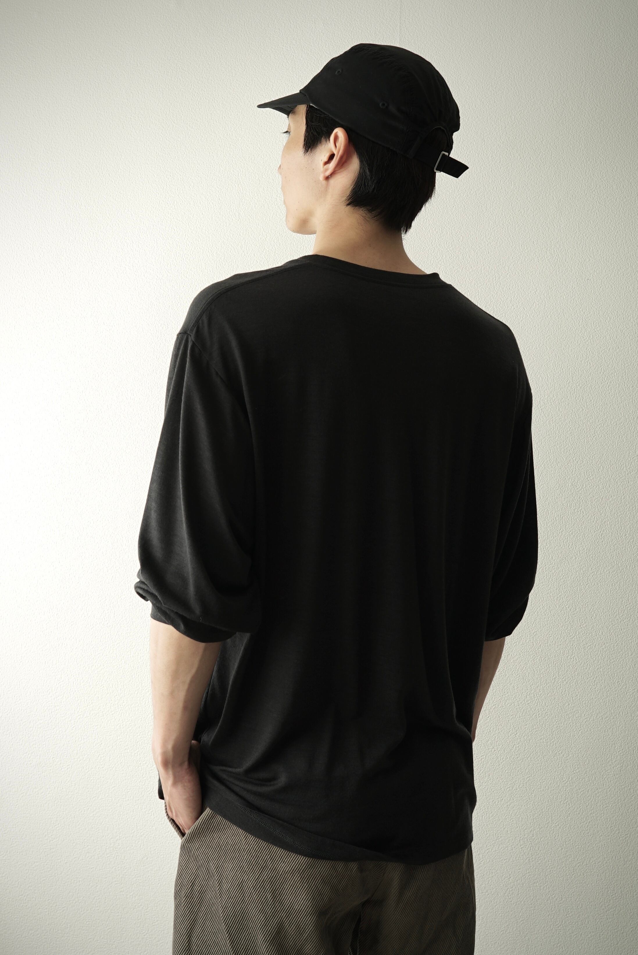 Washable Wool バンドカラーシャツ CAPERTICA COLINA CAP707CS32] CAPERTICA (カペルチカ)Super 140's Washable Wool