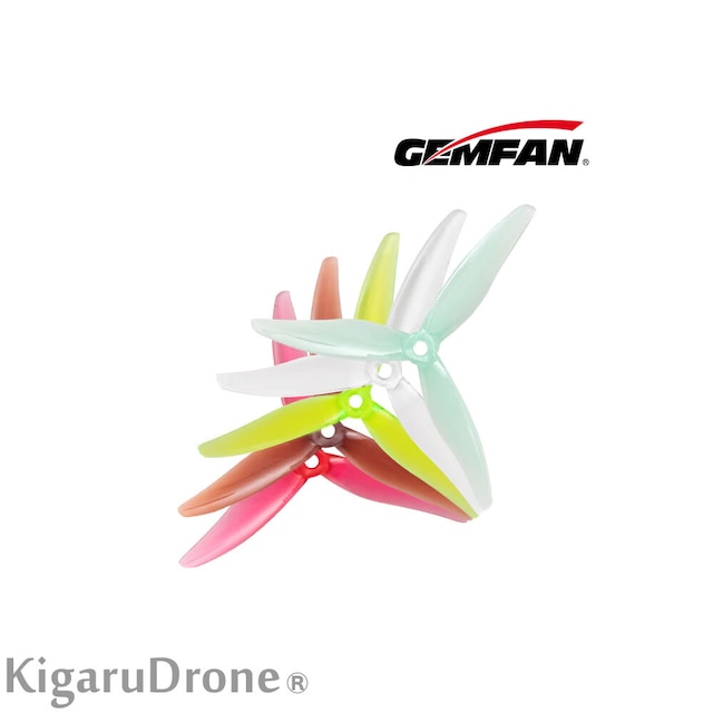 【5.1Inch】Gemfan Hurricane 51366-3 Blades 5inch MCK ReV3 Propeller MintGreen / Pink