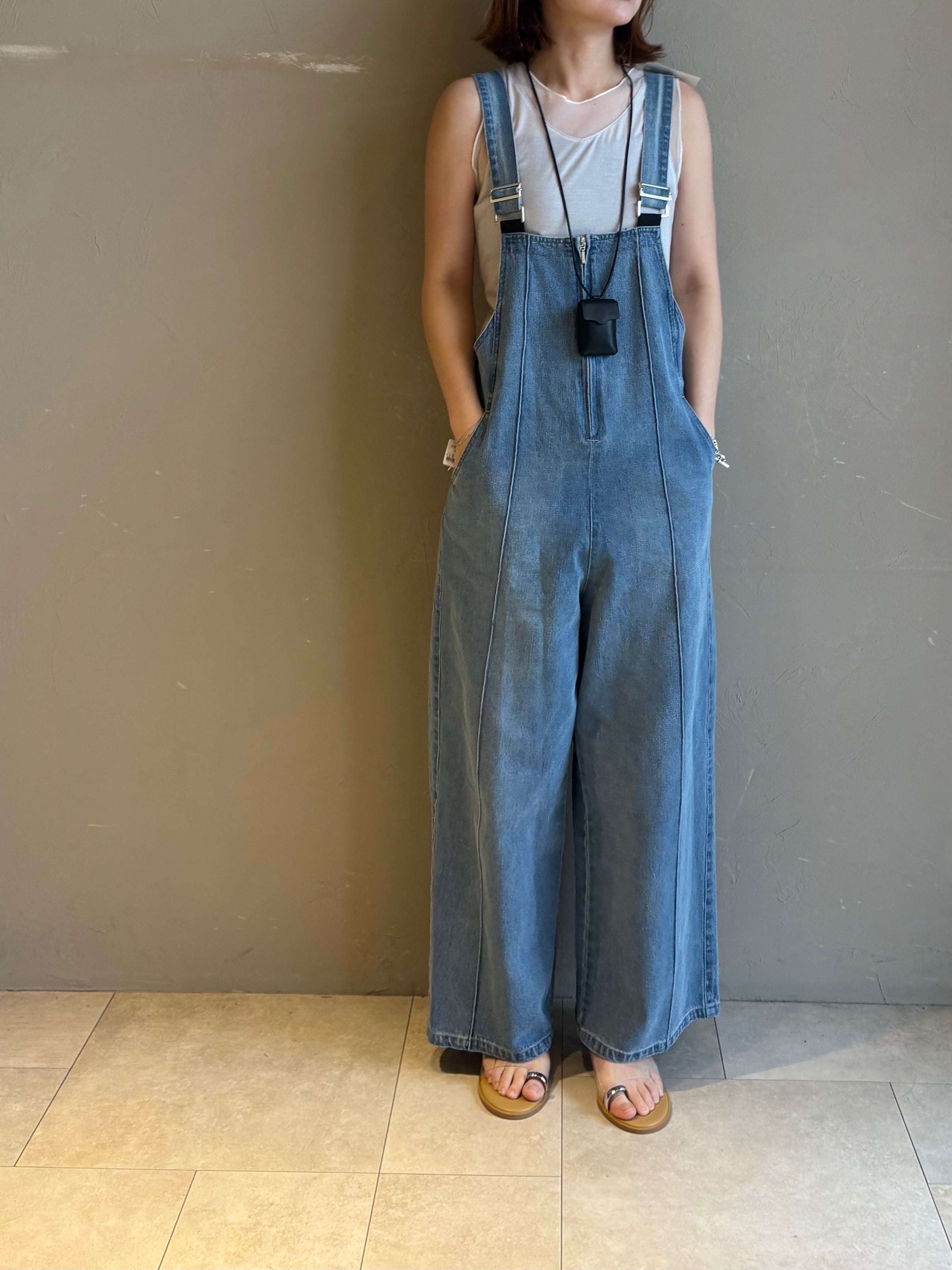 デニムジップサロペット | valance 福井｜レディース セレクトショップ