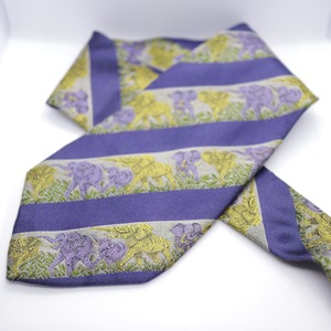 Elephants Pattern Silk Necktie