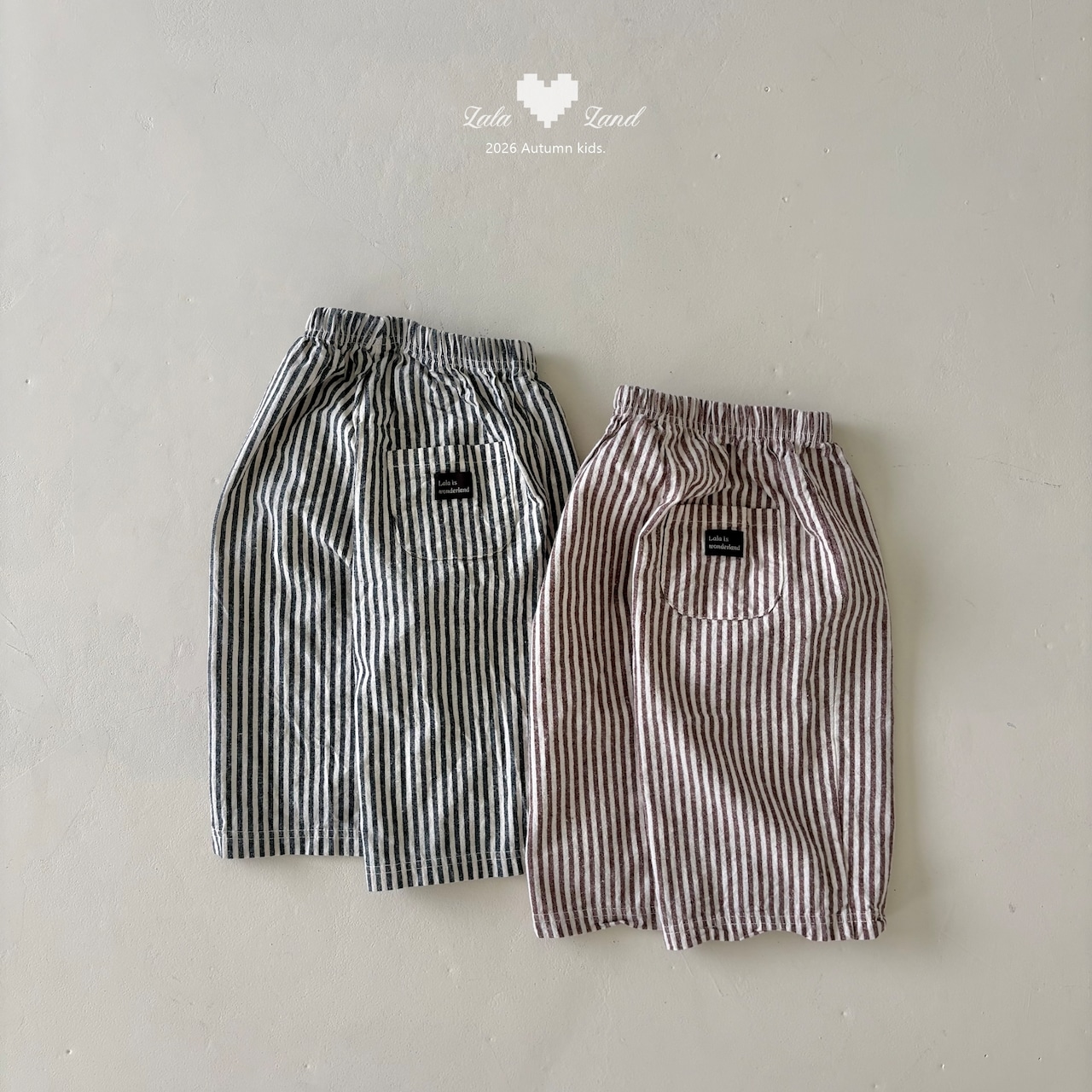 韓国子供服 / LALALAND / 26Autumn / ココST パンツ / 秋服 / キッズ *XS~XL*