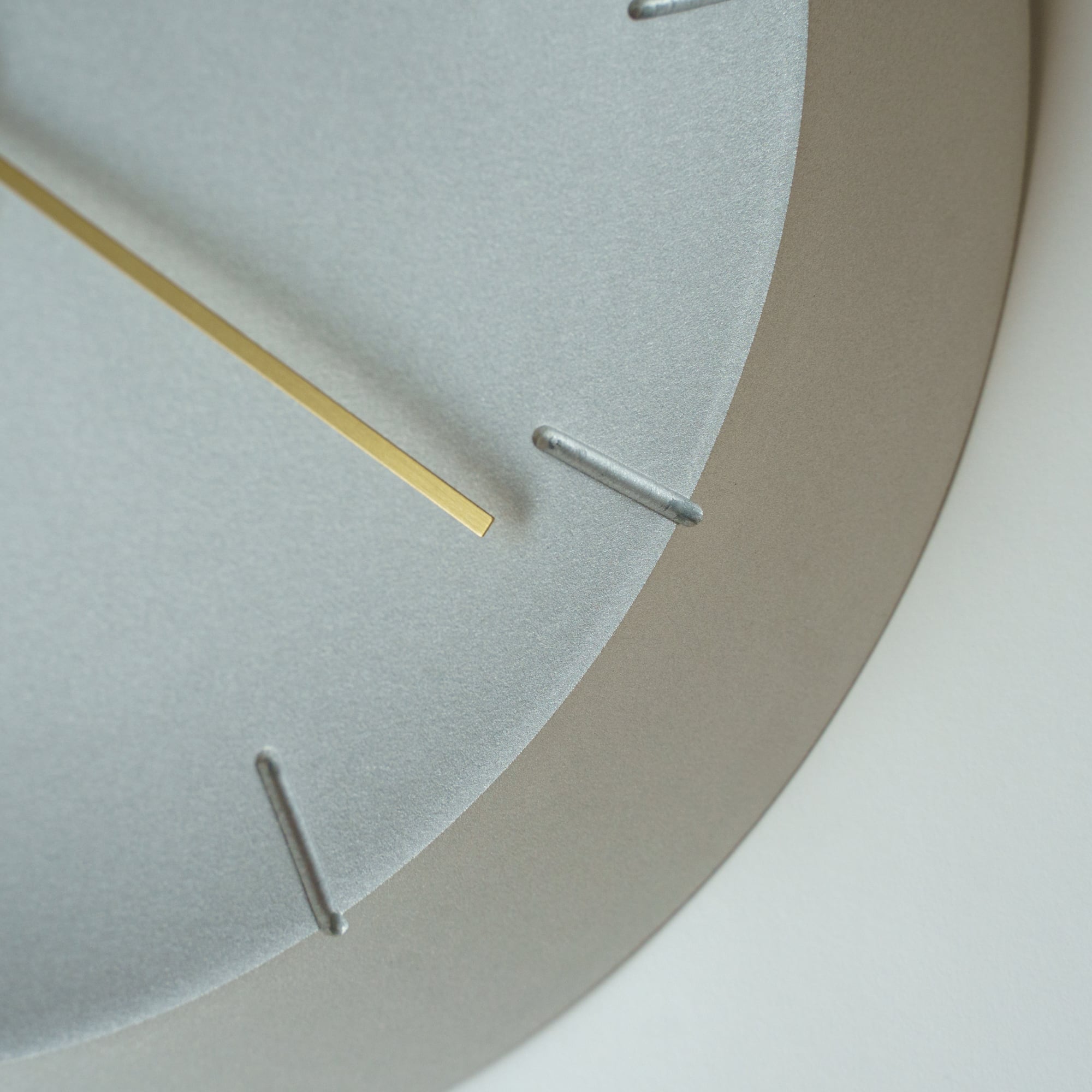 crater clock line 300 – brass hands | HONOR