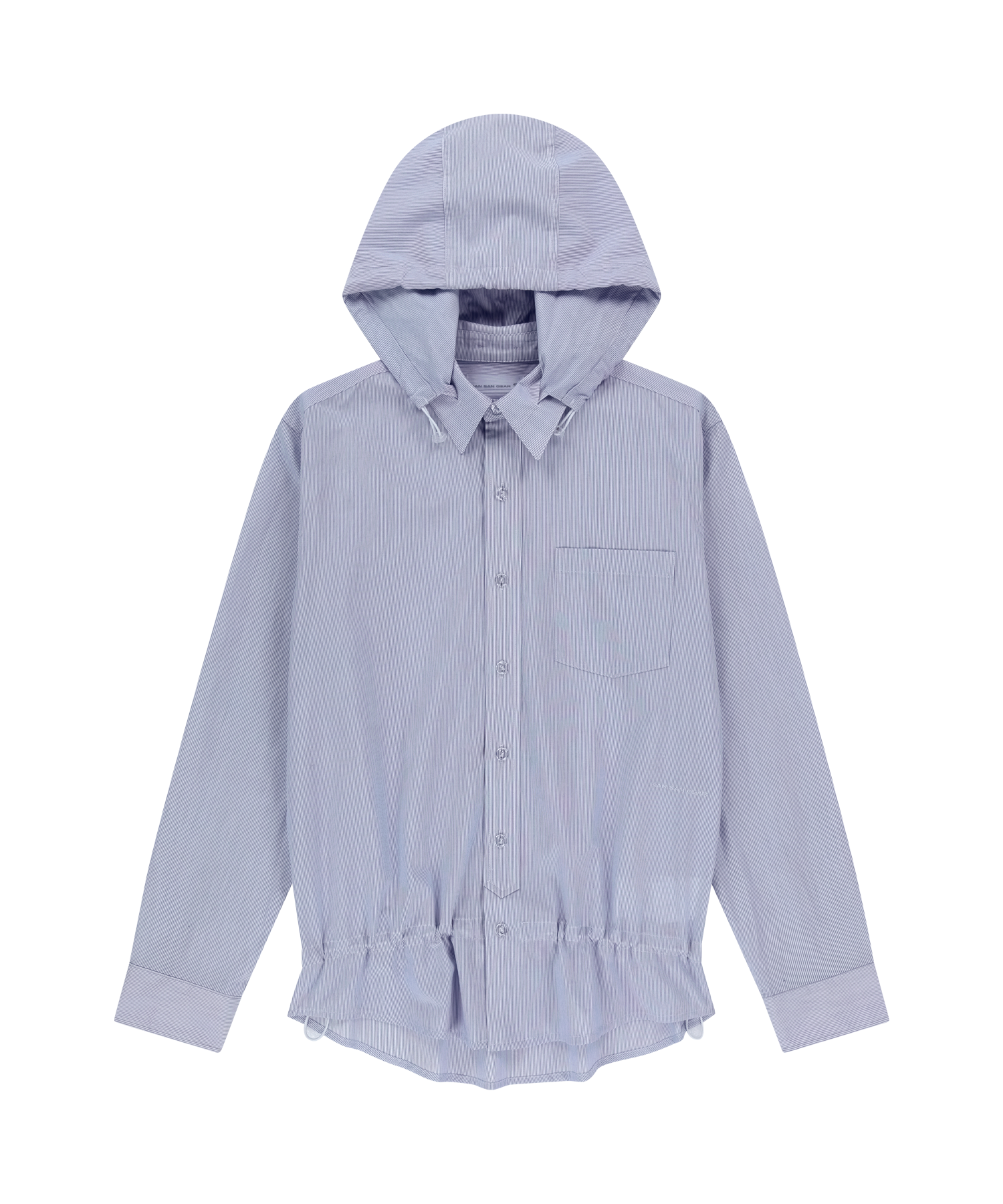 SAN SAN GEAR] STRIPE HOOD SHIRTS [BLUE] 正規品 韓国ブランド 韓国 