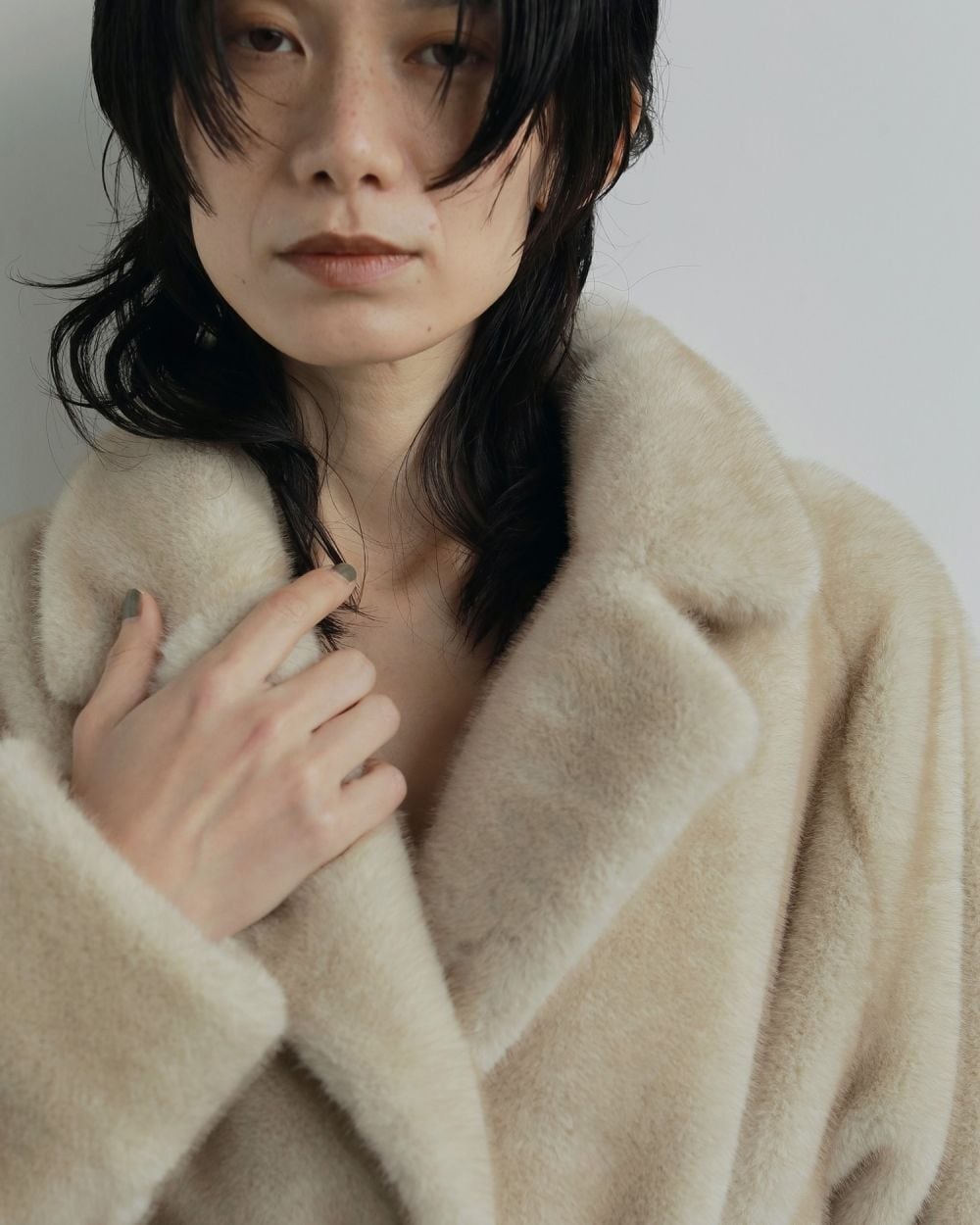 anuke アンヌーク Eco Minkfur Jacket 62520101 | ANERCA & L.I.V