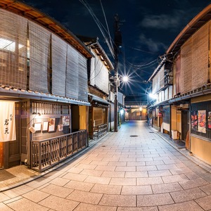 祇園花見小路の夜景