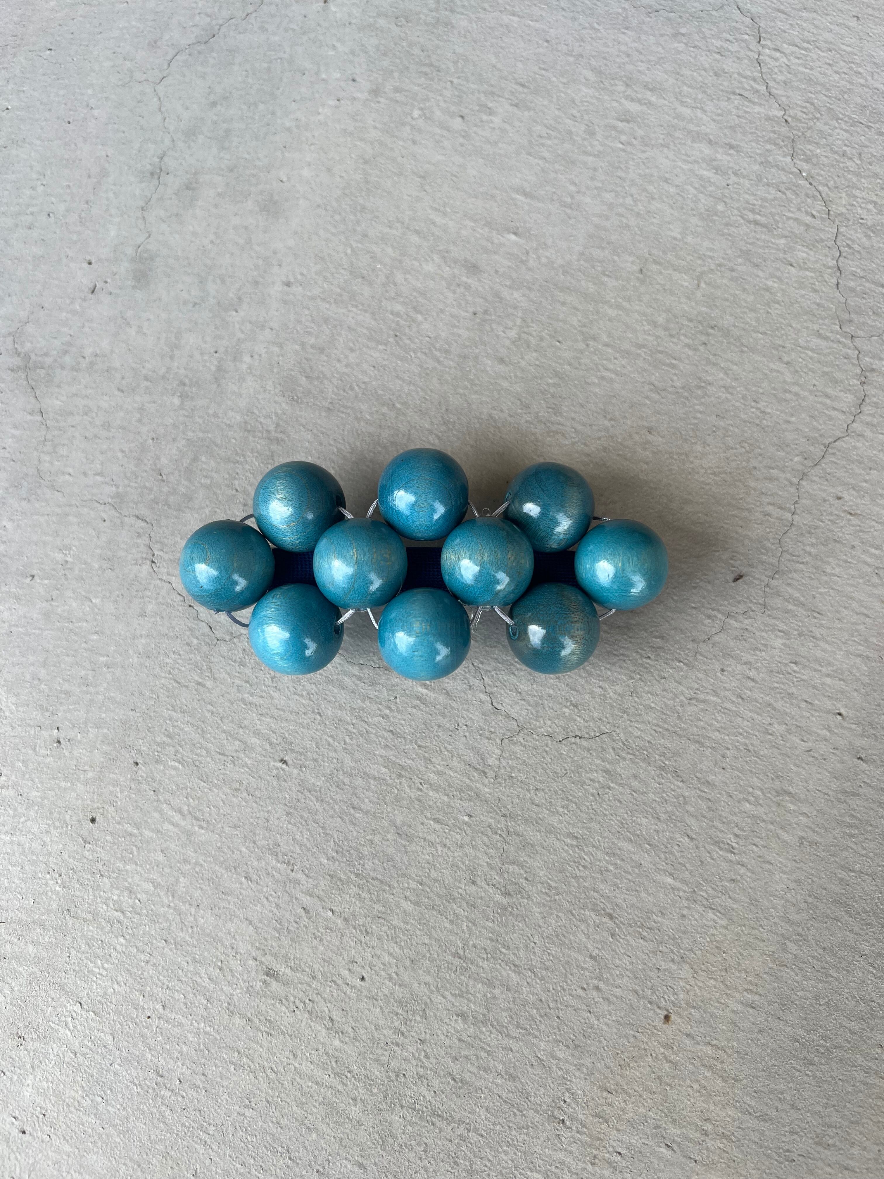 Talina Mori big hairclip-Turquoise | maddie