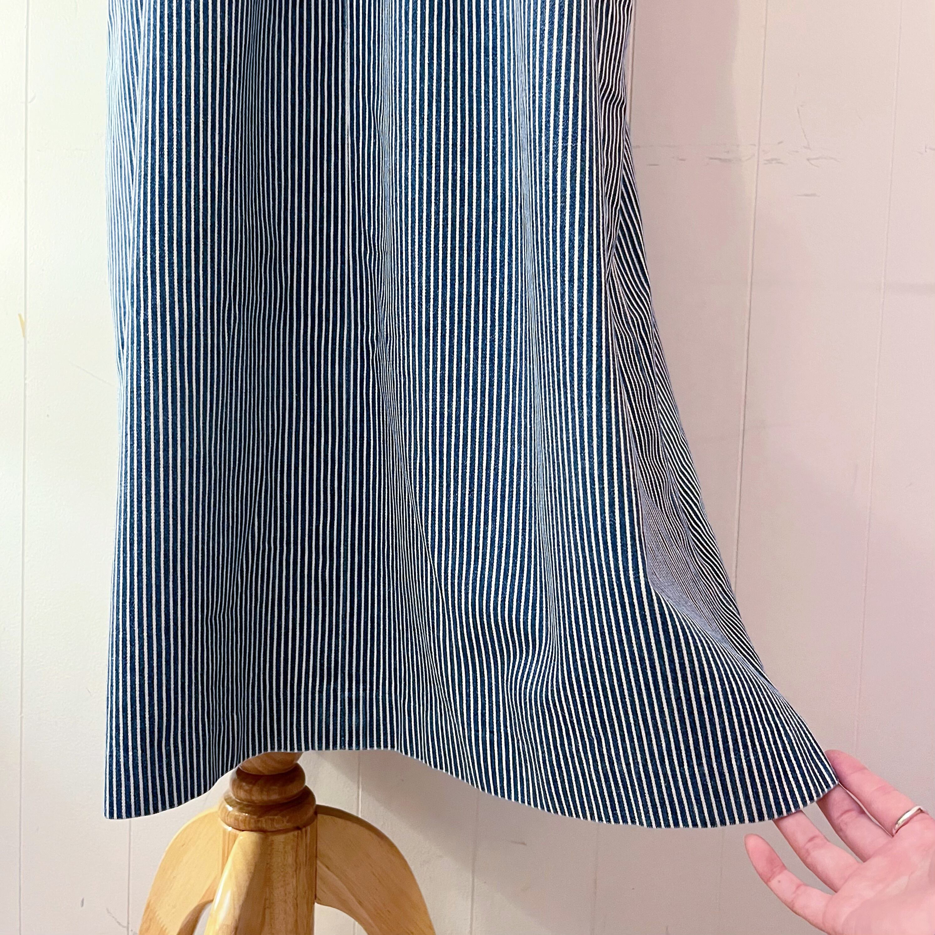 hickory denim jumper skirt