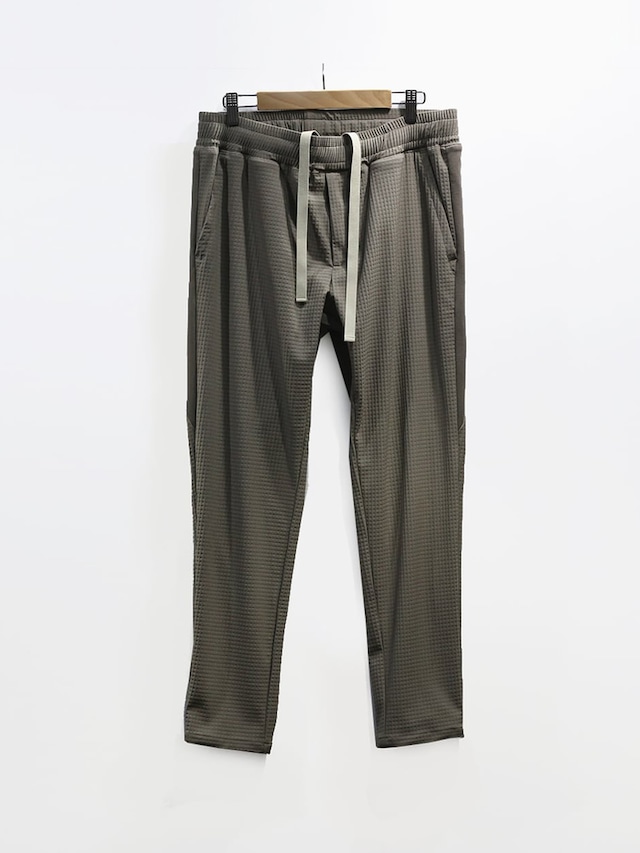 Garage.U.W RIPPLE TRICOT DRIVING PANTS GREIGE