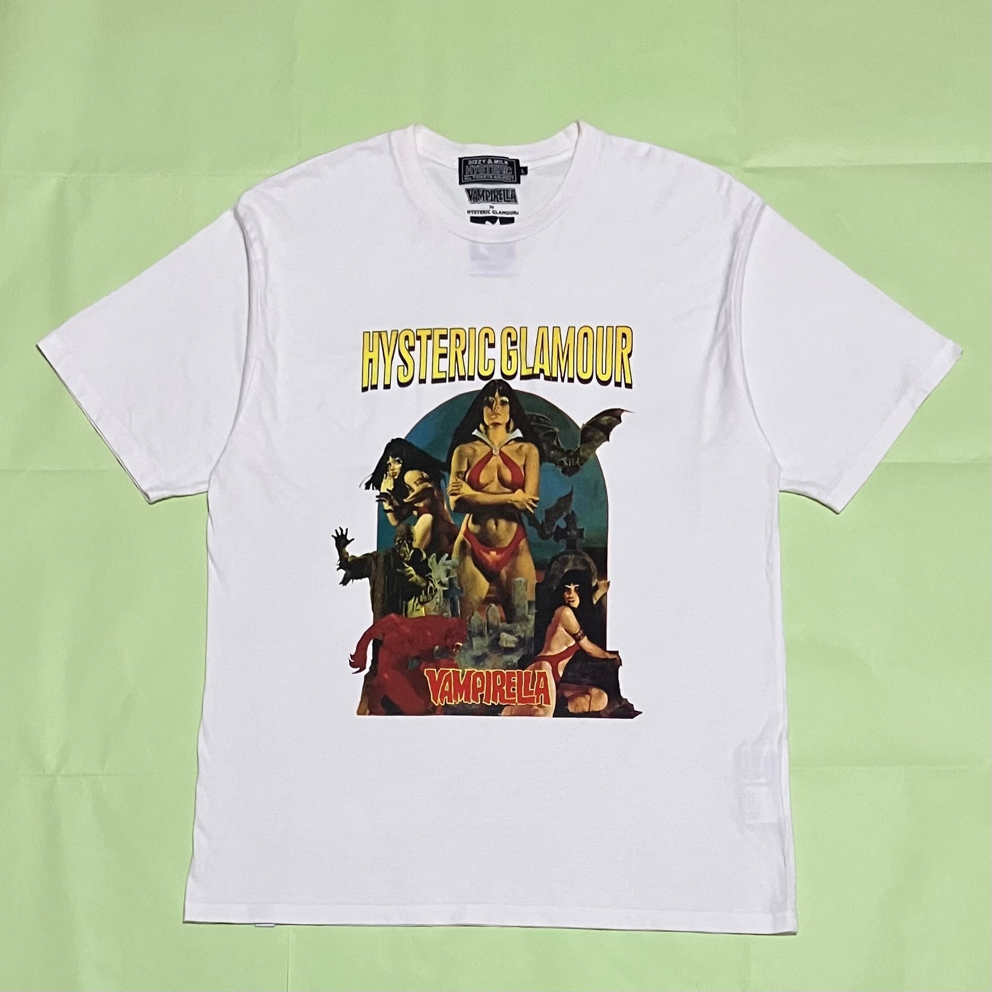 大人気！ヒス×ヴァンピレラ 半袖Tシャツ【RUNNING RED】ブルー L