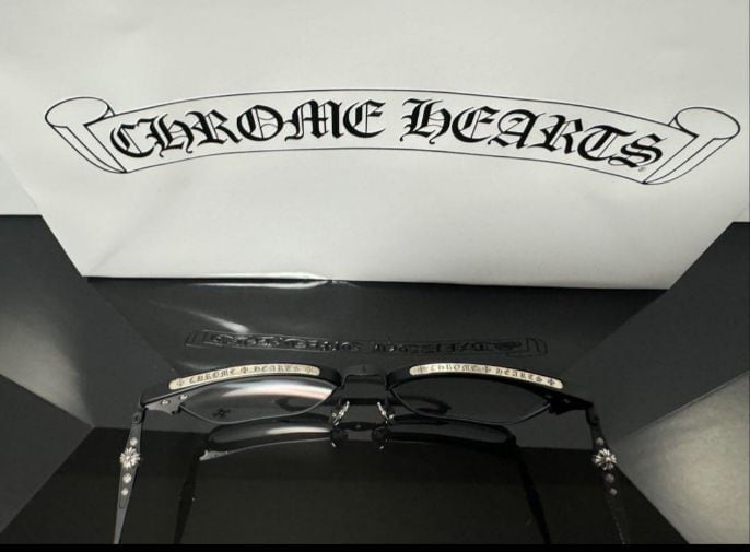 CHROME HEARTS クロムハーツ SLUNTRADICTION マットブラック メガネ