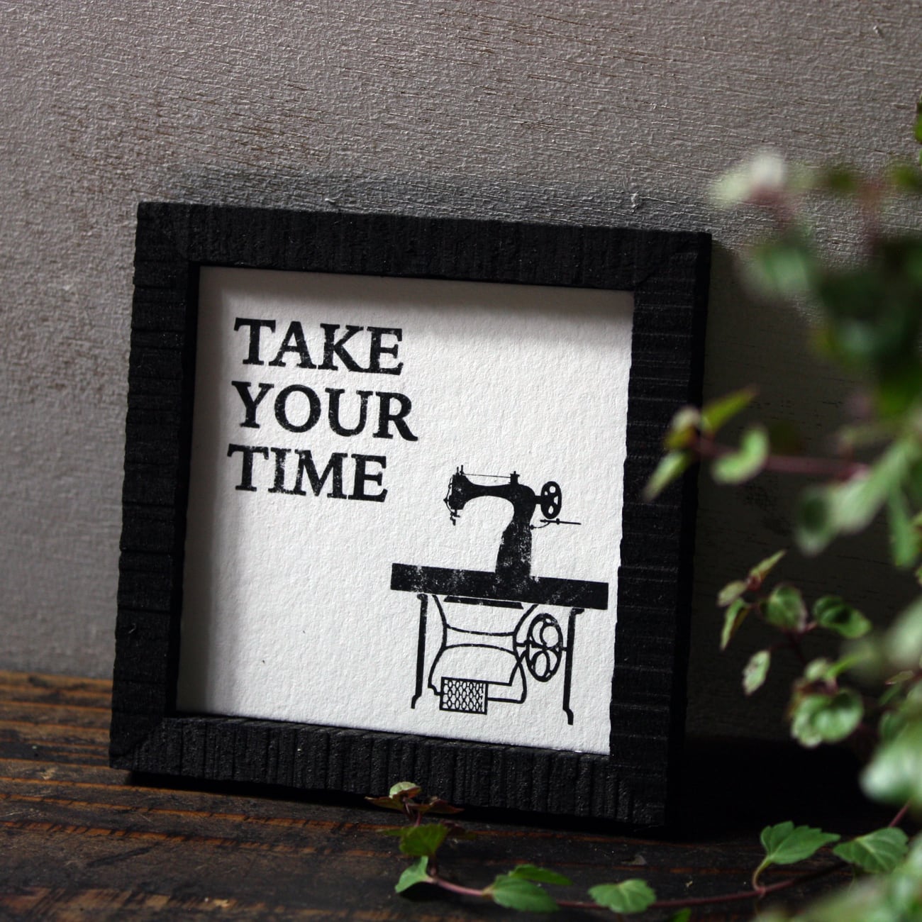 ミニアートパネル【落ち着いていこう】