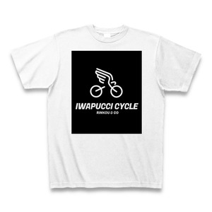 iwapucci cycle Tシャツ ラージロゴ ホワイト