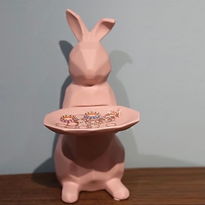 rabbit tray objet / ラビット トレー インテリア オブジェ アクセサリー うさぎ 韓国 北欧 雑貨