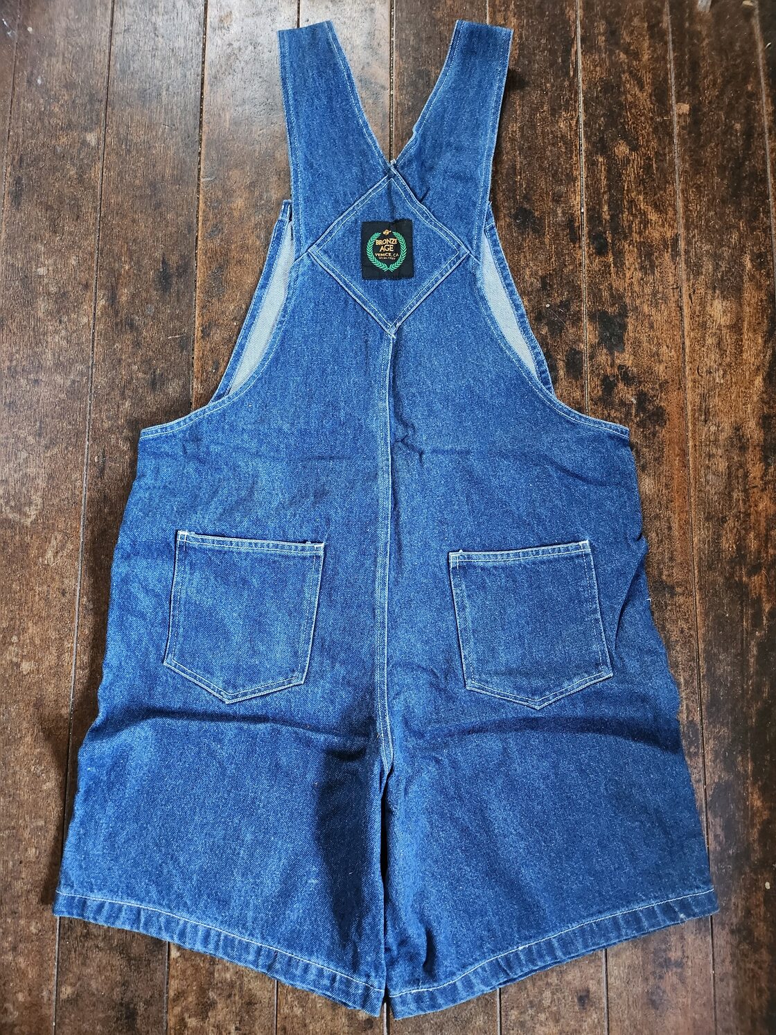 新品 ☆ ブロンズエイジ デニム ショート パンツ オーバーオール  