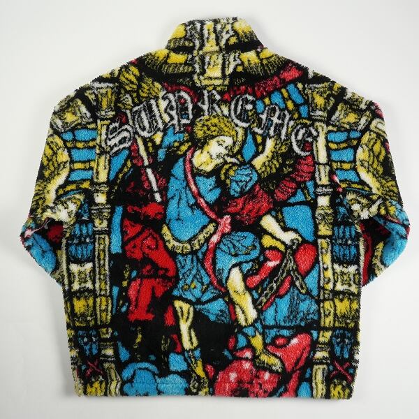 新品 supreme Michael fleece jacket L multi