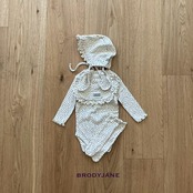 韓国子供服 / 26Autumn / 〖取寄〗Brodyjane / リリーベビースーツ / ベビー服 / 赤ちゃん服 / ロンパース *S/M*